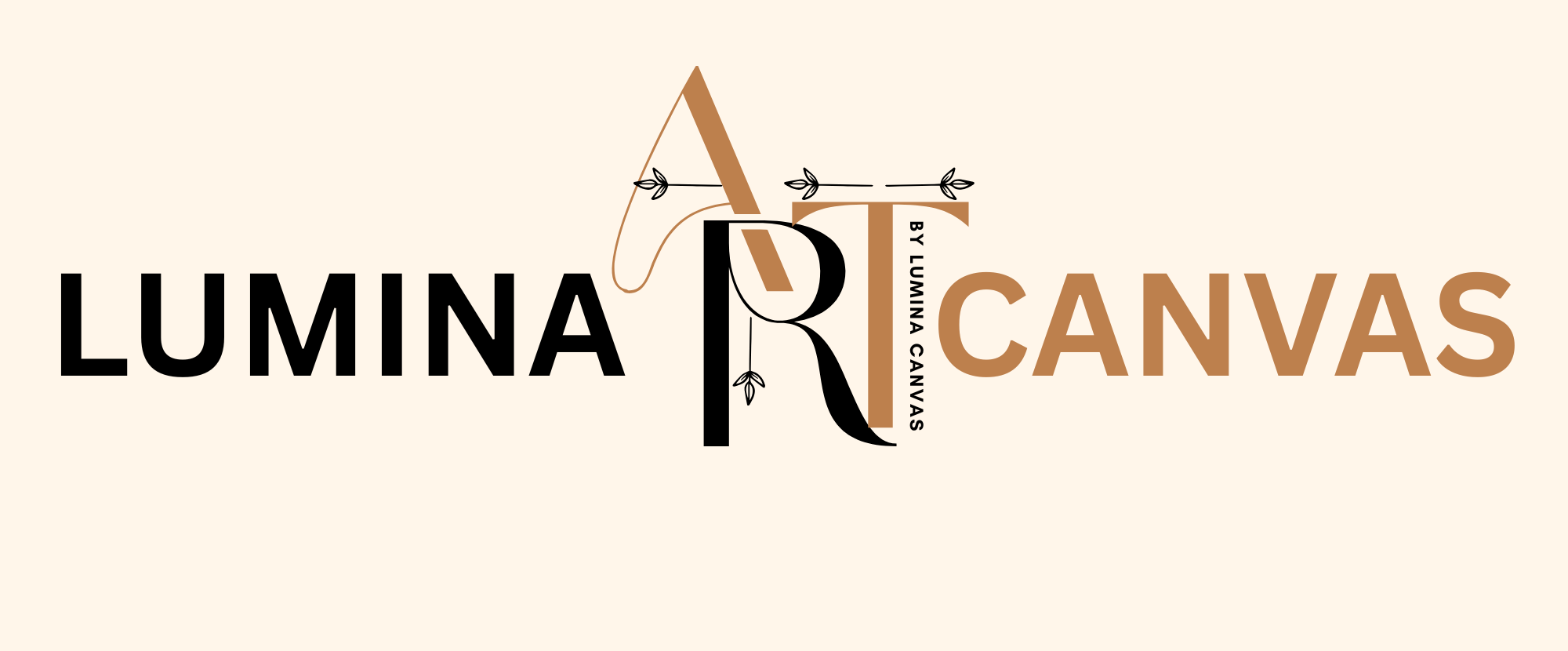 Gold and Black Modern Stylish Creative Artist Studio Logo